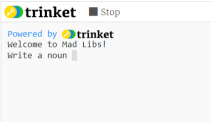 Lily's Mad Libs - Uses Python, Variables, String Formatting, User Input